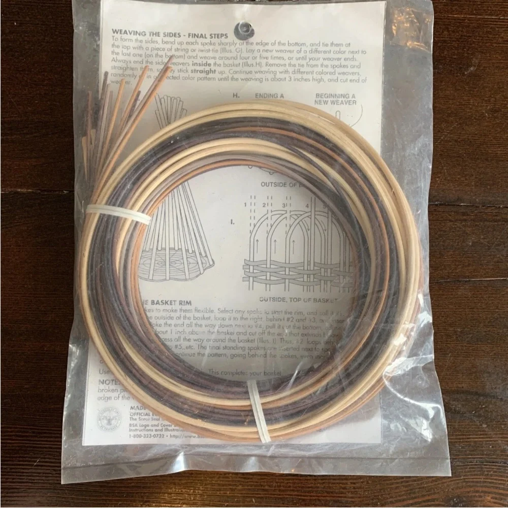 Natural and White Basket Kit